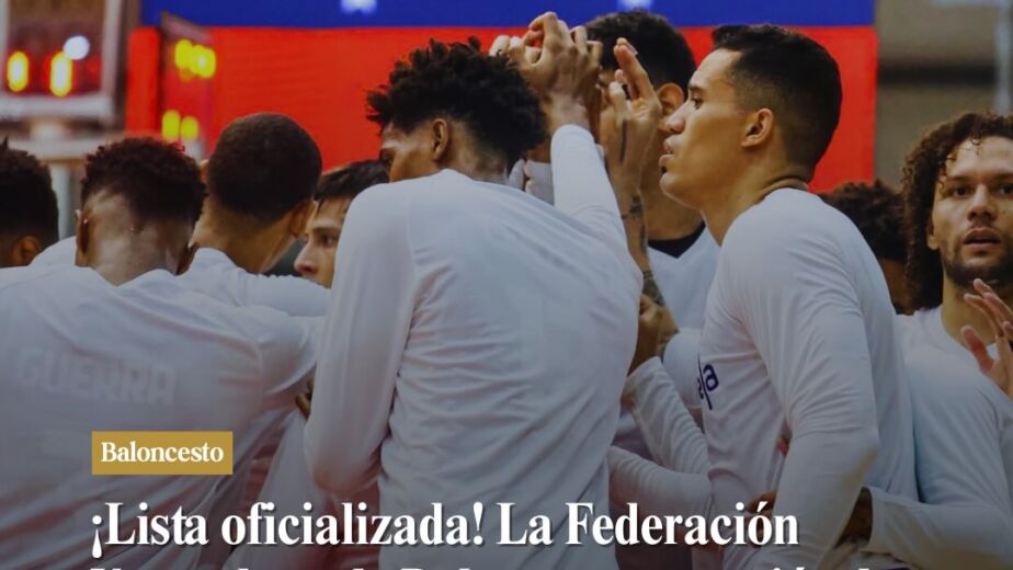 La Federación Venezolana de Baloncesto anunció a los 14 elegidos para enfrentar a Brasil y Chile