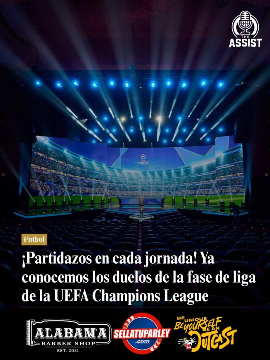 Escenario del sorteo de la fase de liga de la UEFA Champions League 2026/27 en Mónaco
