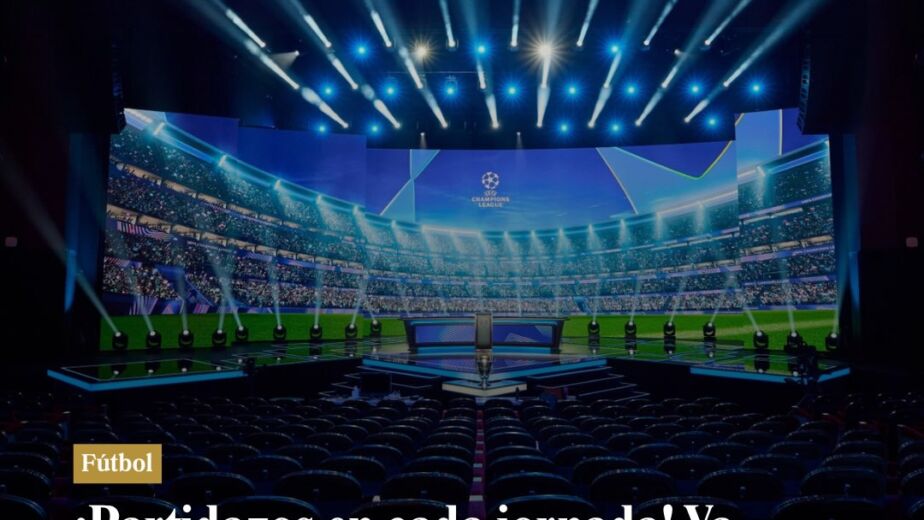 Escenario del sorteo de la fase de liga de la UEFA Champions League 2026/27 en Mónaco
